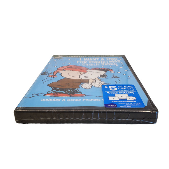 Vintage Charlie Brown Christmas DVD I Want A Dog For Christmas NEW Peanuts - Picture 4 of 11